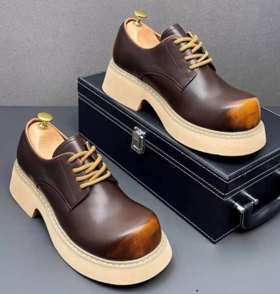 Stylish Platform Derby Shoes