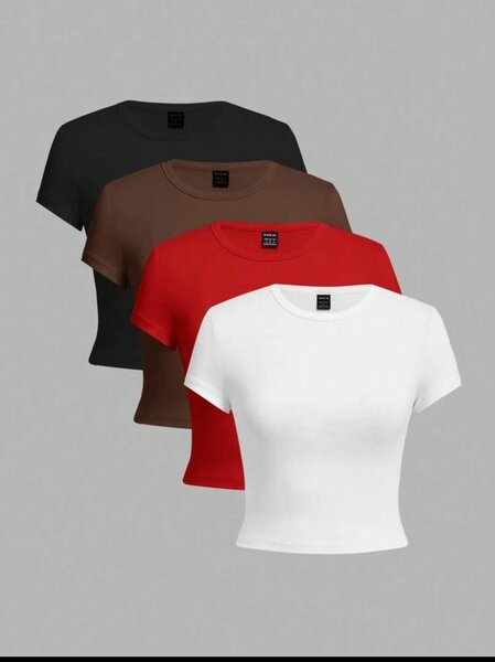 T-shirt femme à manches courtes