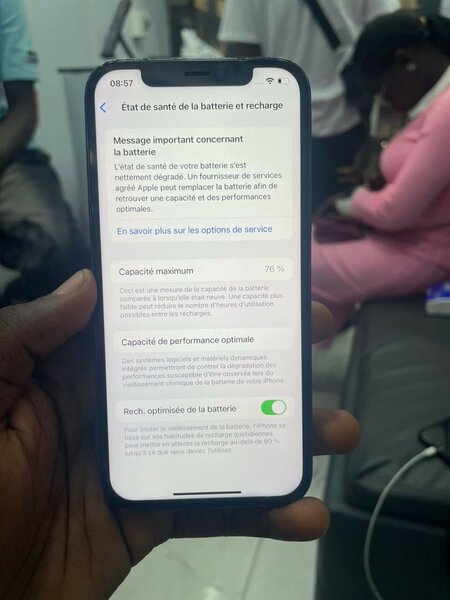 iPhone en état impeccable