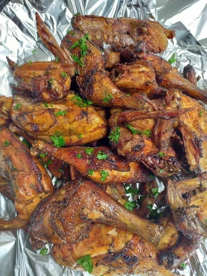 Poulet braisé