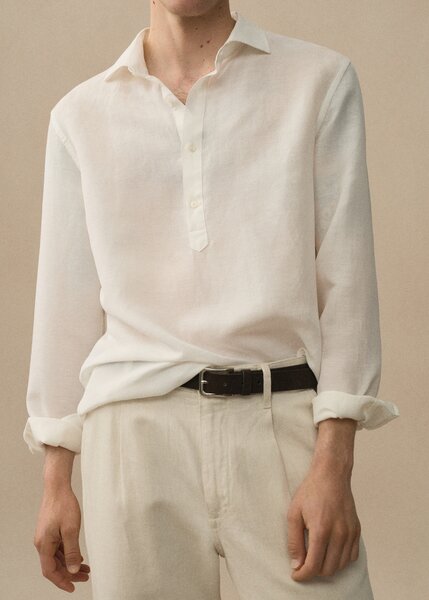 Mango relaxed-fit lin Tencel