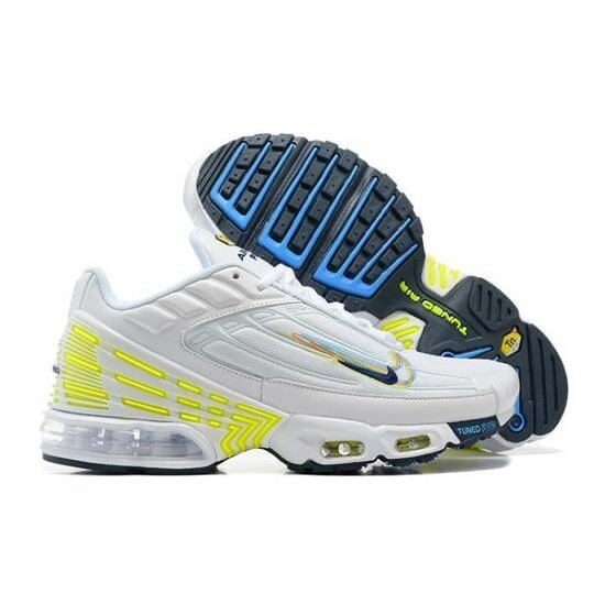 NIKE AIR MAX PLUS 3 3D SWOOSH BLANC VOLT  (Dans carton)
