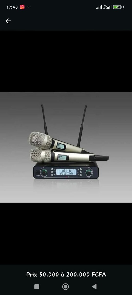 Système de Microphone Sans Fil