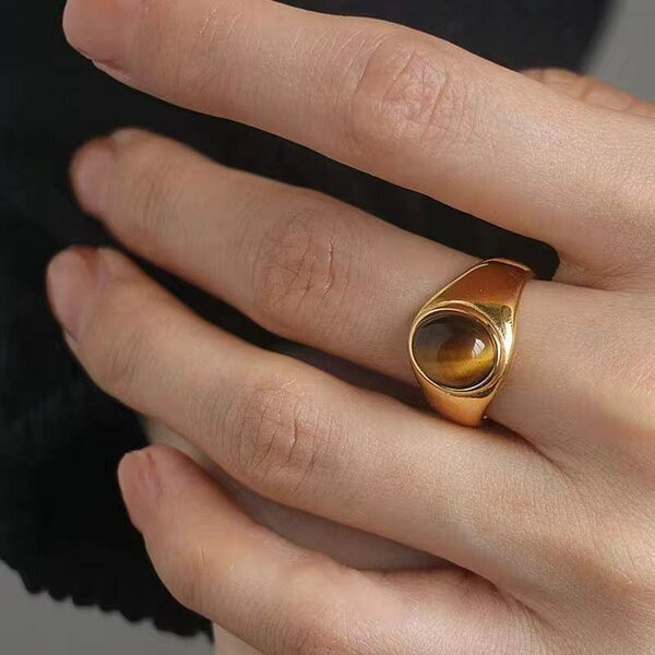 Bague plaquée