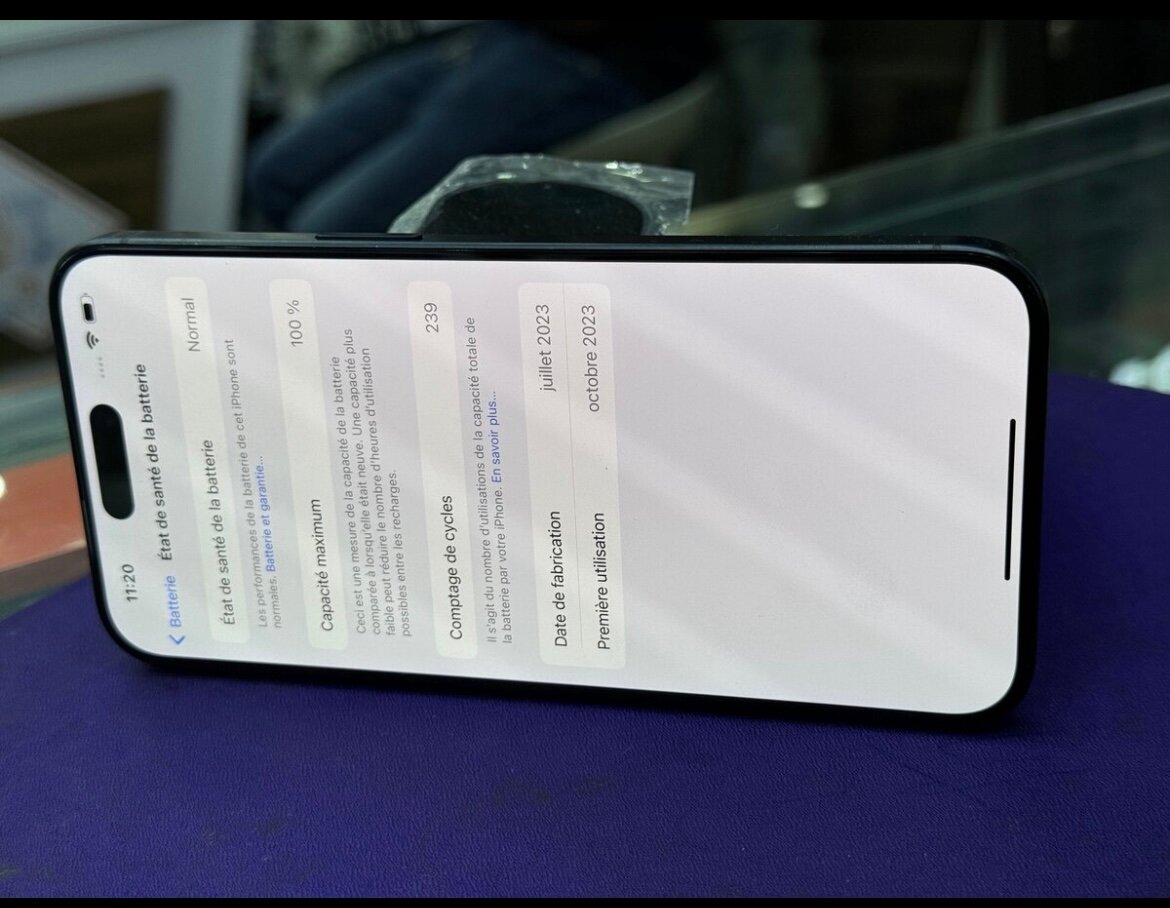 iPhone 14 Pro Max Noir 256Go