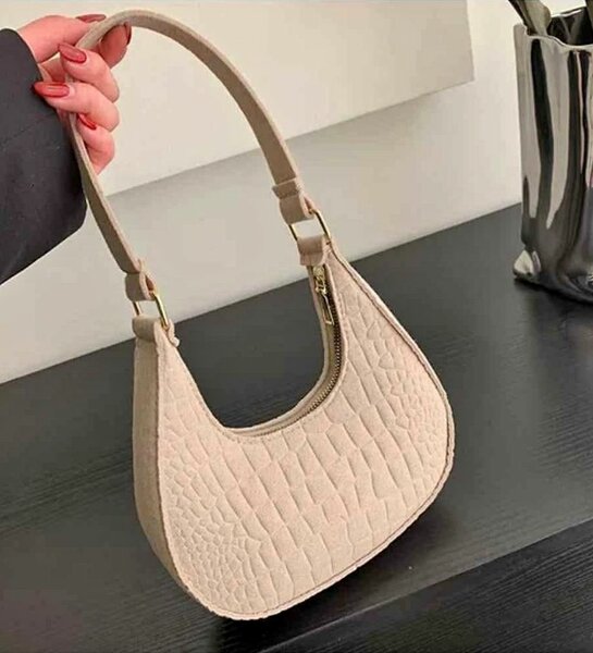 Sac à main élégant beige