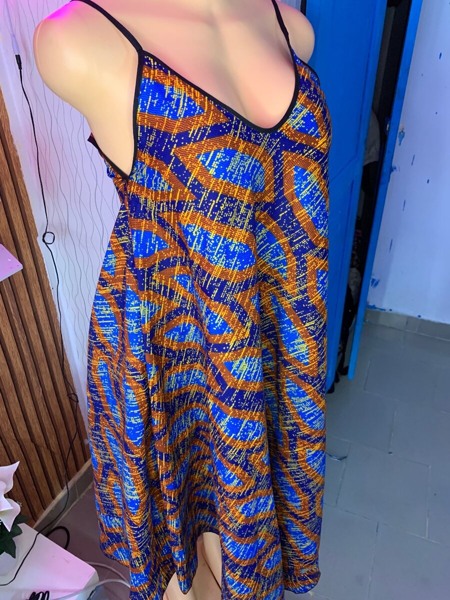 Une robe en paille