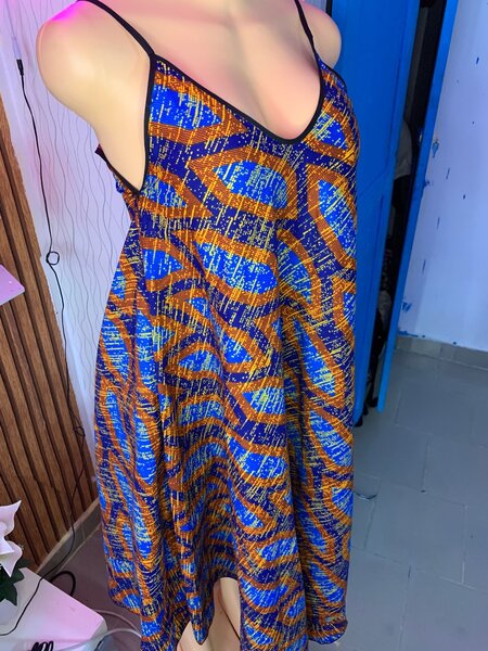 Une robe en paille