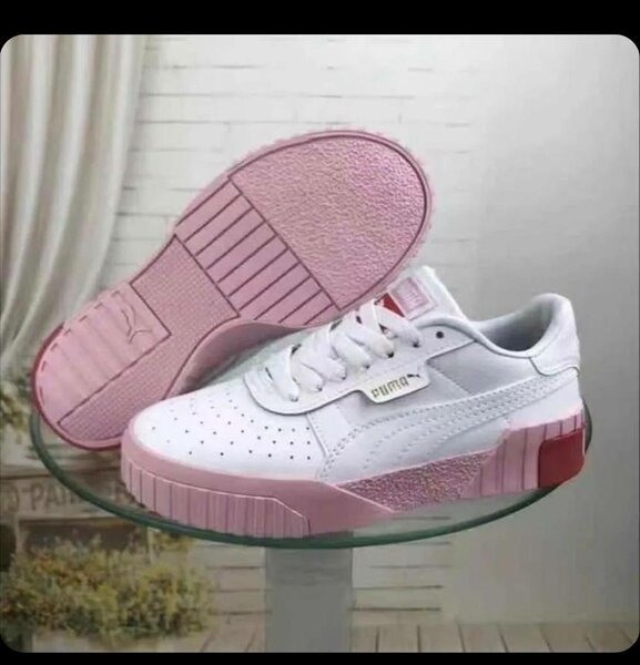 Puma Cali White and pink