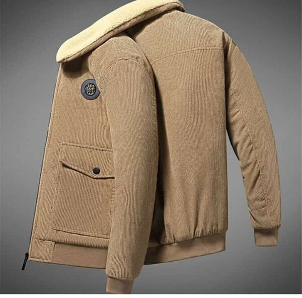 Cuduroy fur coat