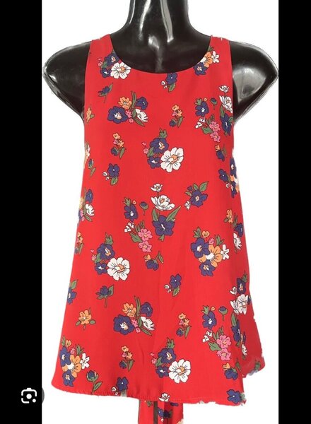 RED ZARA TOP (UK 6)