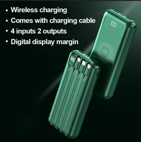 30,000mAh Wireless Power  Bank