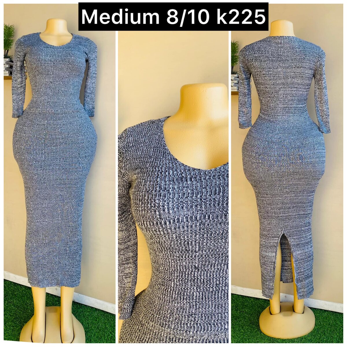 gray dress