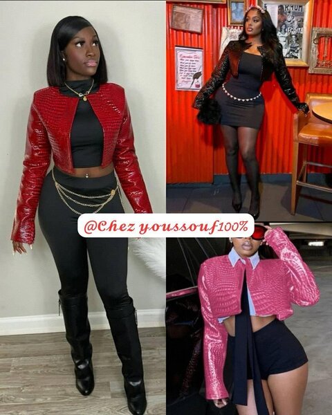 Chic Women's Cropped Jackets