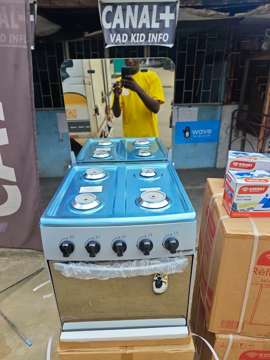 Gazinière smart 4 feux avec four prix :