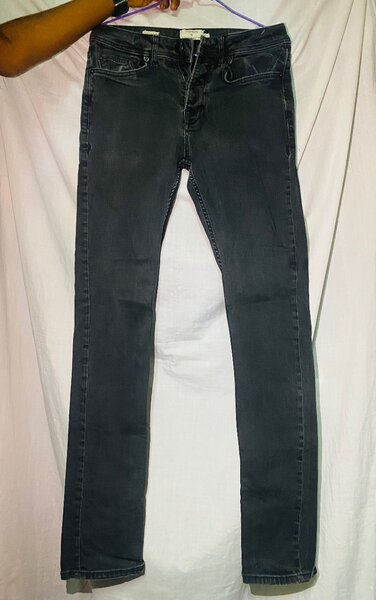 Jeans slim homme noir élégant
