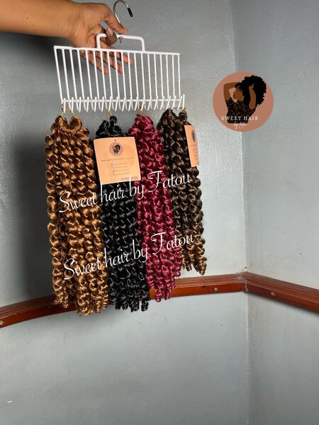 Wand curl crochet