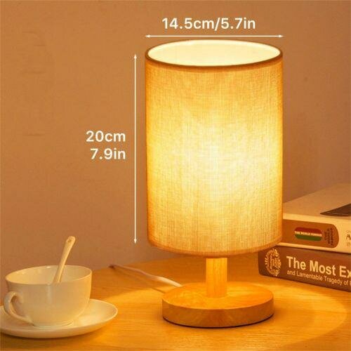 Lampe De Bureau En Frêne De Chanvre USB De Décoration De Tis