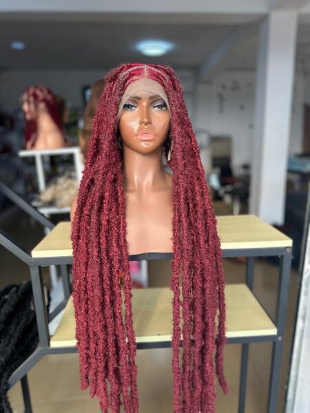 Locs braided cap