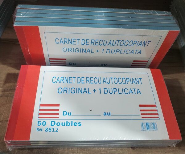 Manifold Reçu Autocopiant