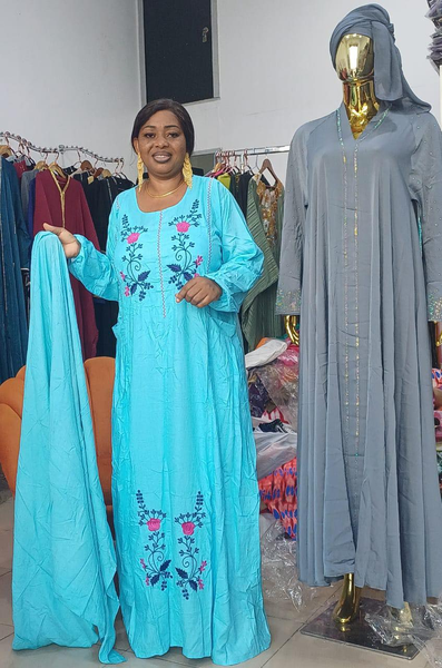 Boubou bleu