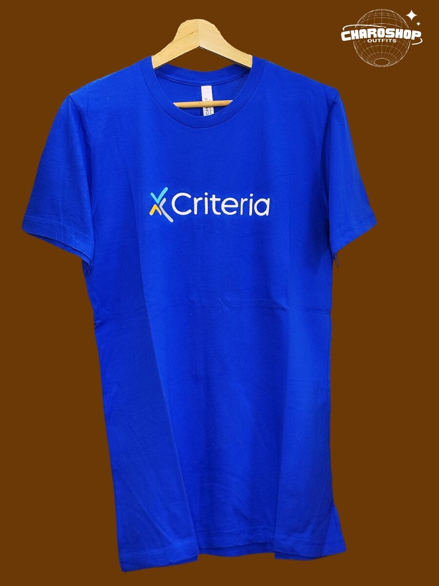 T-shirt bleu unisexe