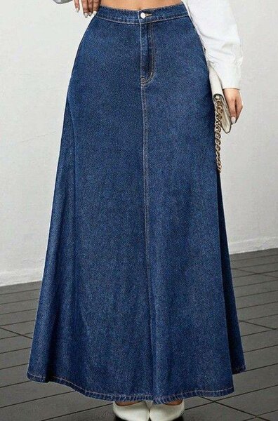 Jupe Longue en Denim Chic