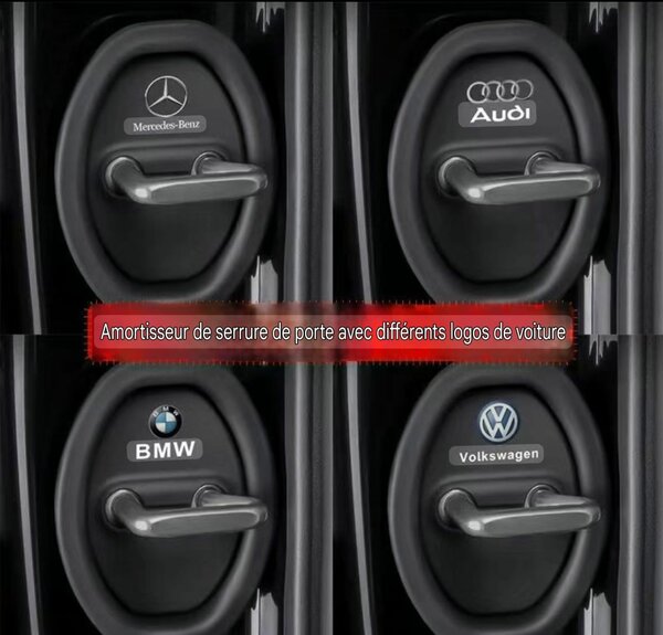 4 Amortisseur serrure de porte