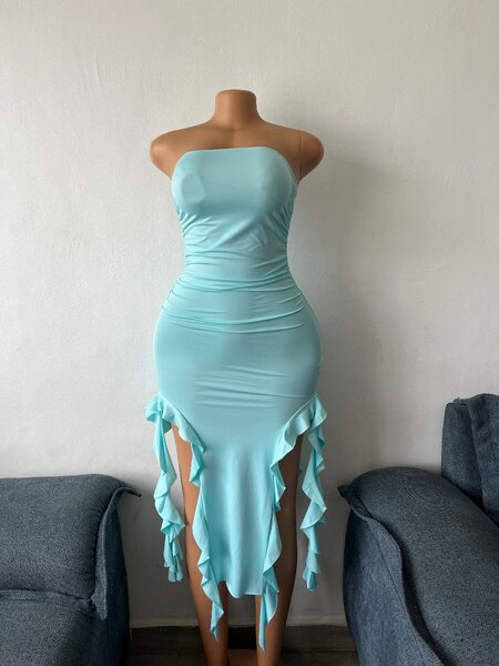 Blue dress
