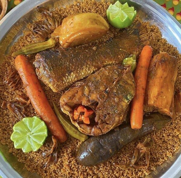 Délicieux plat de Tiep Bou Dien