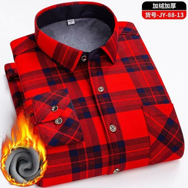 Chemise en flanelle chaude