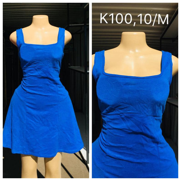 blue dress