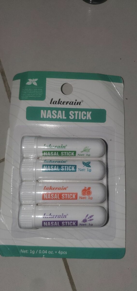 Kit de Soin du Nez 4 Bâtonnets, Frais et Confortable