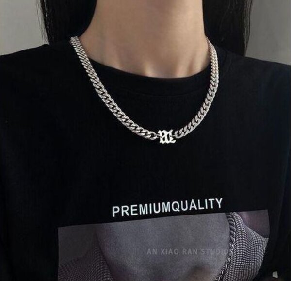 Collier chaîne en acier inoxydable