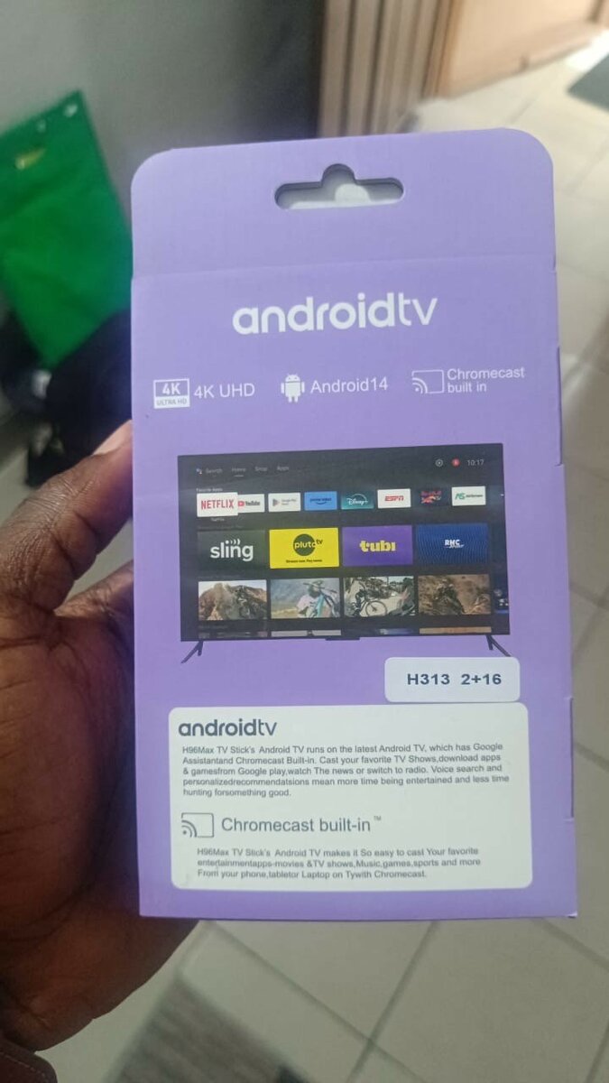 Stick Tv Android 4k H96 Max