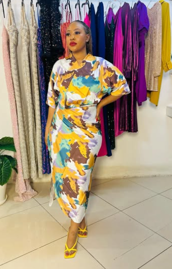 FREECUT WRAP DRESS 