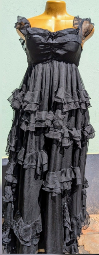 black dress, size S