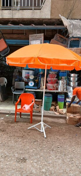 Parasol en plein air orange