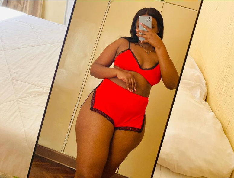top and shorts red