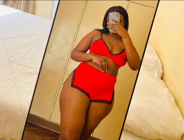 top and shorts red