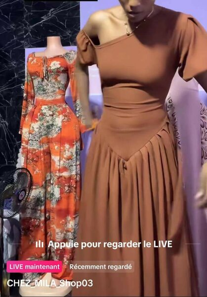 Robe Élégante en Soie Asymétrique