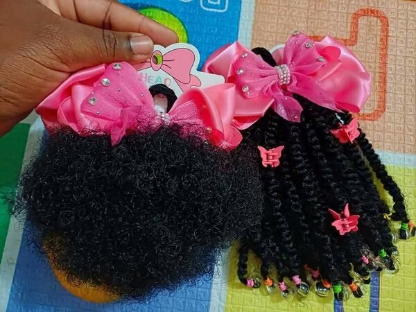 Chignon afro