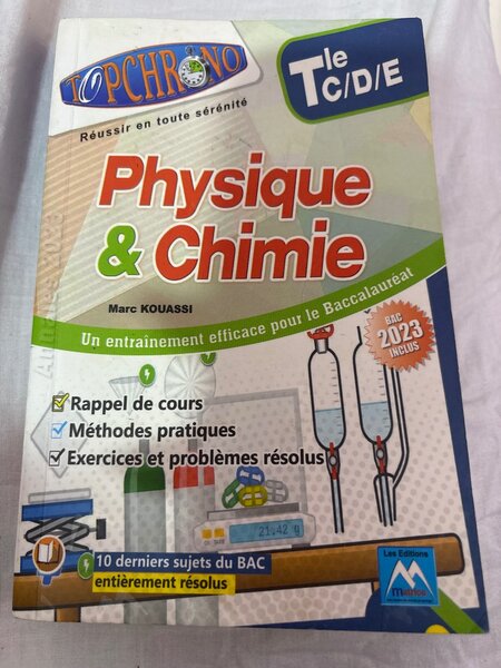 Top chrono physique chimie tle