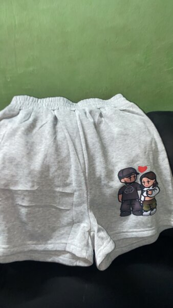 Shorts en coton avec croix