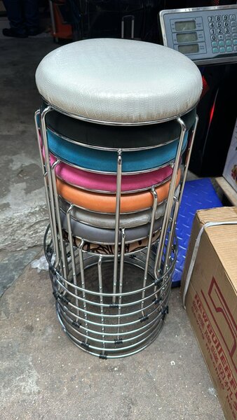 Fancy stool with cushion