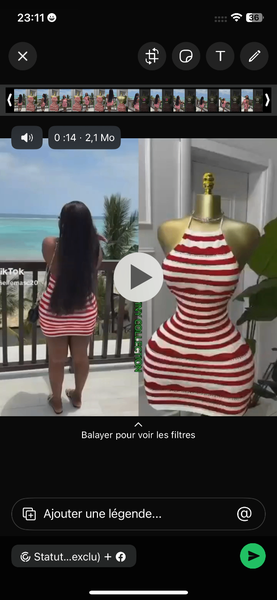 Robe Rayée Été Femme