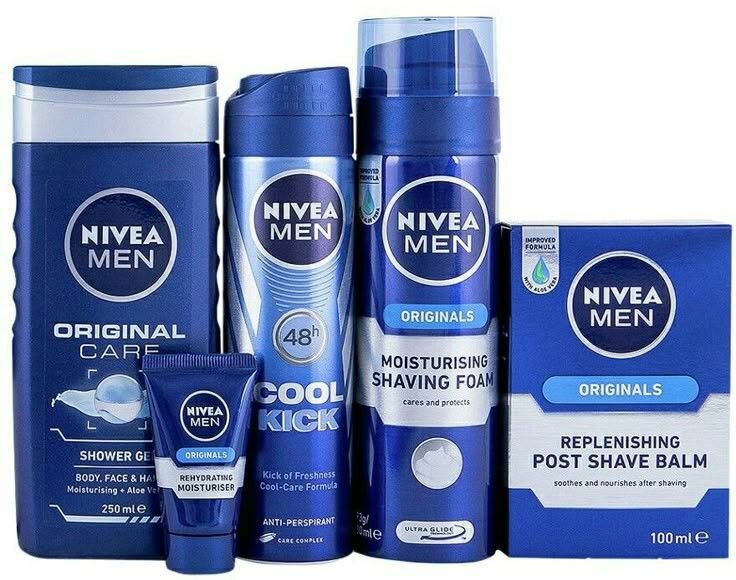 Men's Grooming Products From The Nivea Men Original Set