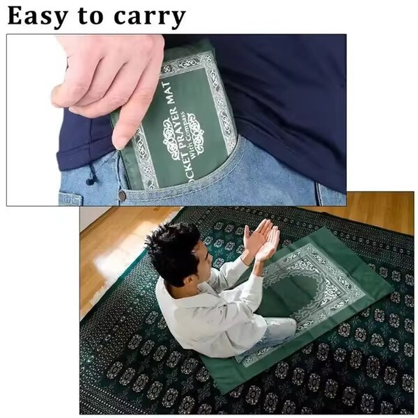 Tapis de prière de poche