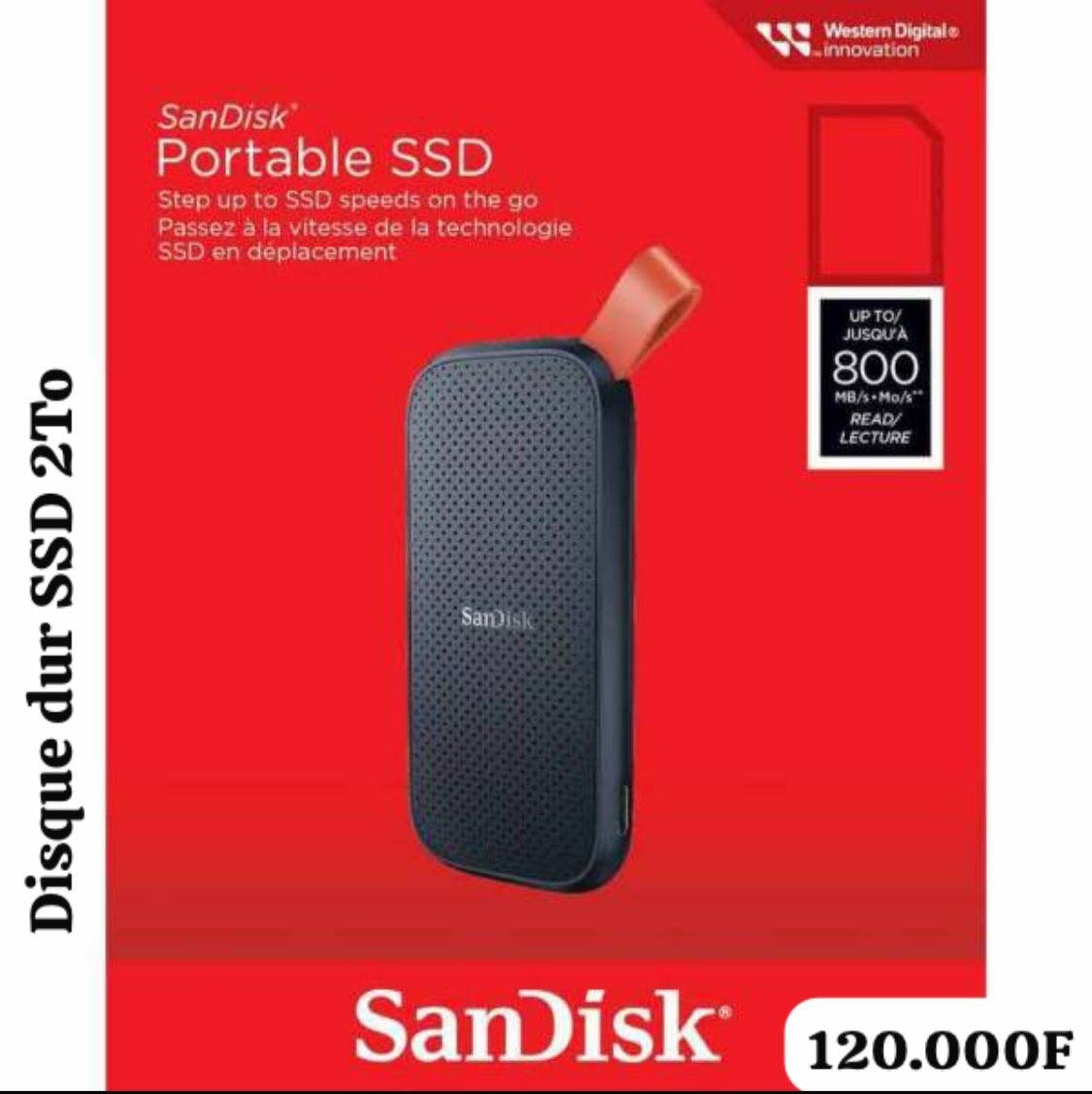 SanDisk SSD Portable 2To