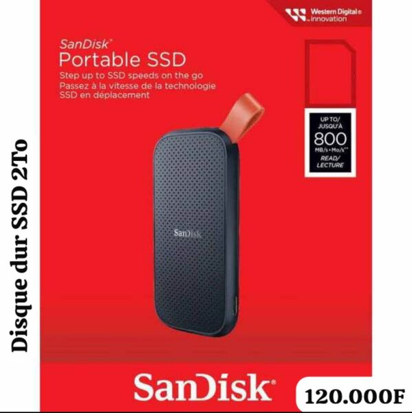 SanDisk SSD Portable 2To